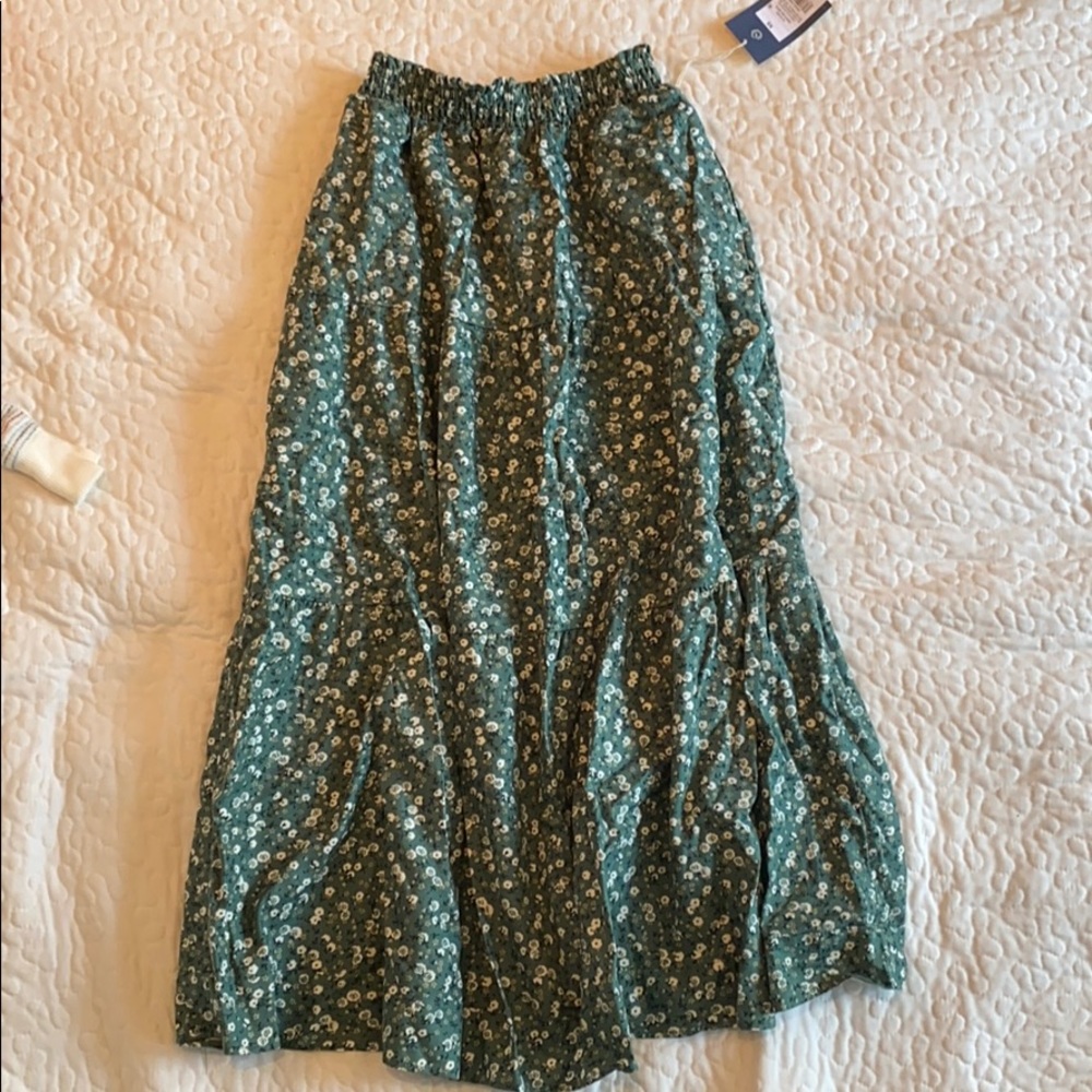 Tiered Long Skirt